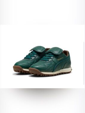 Fenty Puma Avanti L Toddler
'Dark Myrtle' Green Leather Sneakers Trainers Sz 10